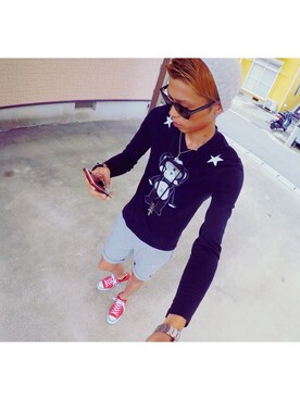 「TANTA（タンタ）のアイテム」を使った、たろさん（メンズ・177cm）の夏コーディネート