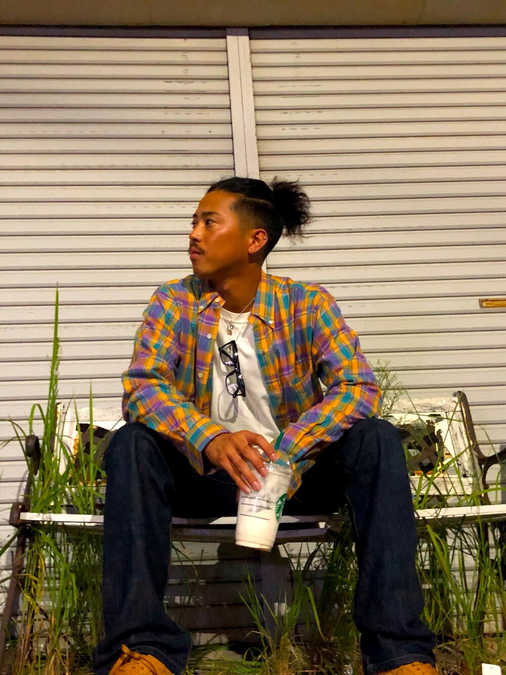 「ゆるコーデ、おしゃれさんと繋がりたい、秋のコーデ、VANS、冬コーデ、ビッグシルエット、ストリート、冬、淡色コーデ」｜「Levi'sのアイテム（デニムパンツ、ブルー系）」を使った、たろさん（メンズ・177cm）の秋コーディネートの1枚目の写真