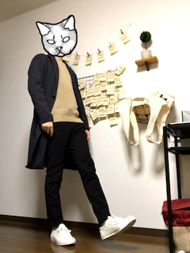 焼きうどんさん（メンズ・172cm）の秋コーディネート