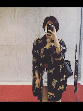 「RABEANCO（ラビアンコ）のアイテム」を使った、Y Aさん（レディース・158cm）の夏コーディネート