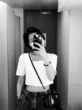 「salad（サラダ）のアイテム」を使った、Y Aさん（レディース・158cm）の夏コーディネート