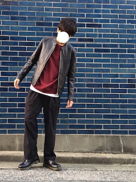 「2回目の投稿」｜あーくんさん（メンズ・171cm）の秋コーディネート