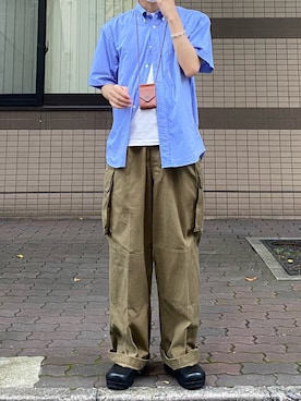 「アイテム（財布）」を使った、ケさん（メンズ・170cm）の夏コーディネート