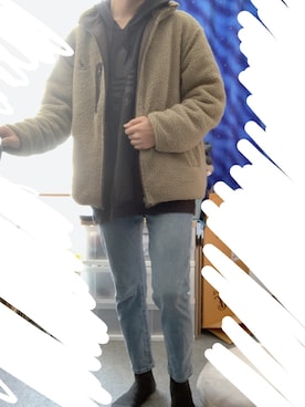 「zozoデニム」｜「アイテム（ブルゾン）」を使った、𝙷𝚊𝚛𝚒𝚗𝚎𝚣𝚞𝚖𝚒さん（メンズ・170cm）の冬コーディネート