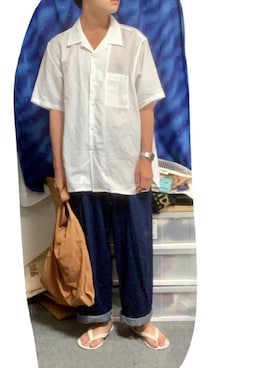 「POOL（プール）のアイテム」を使った、𝙷𝚊𝚛𝚒𝚗𝚎𝚣𝚞𝚖𝚒さん（メンズ・170cm）の夏コーディネート