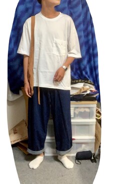 「POOL（プール）のアイテム」を使った、𝙷𝚊𝚛𝚒𝚗𝚎𝚣𝚞𝚖𝚒さん（メンズ・170cm）の秋コーディネート