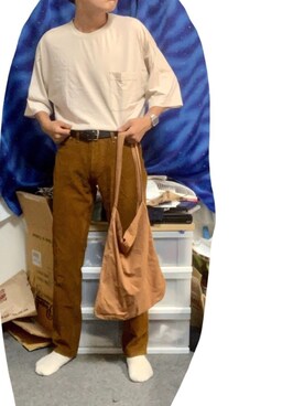 「POOL（プール）のアイテム」を使った、𝙷𝚊𝚛𝚒𝚗𝚎𝚣𝚞𝚖𝚒さん（メンズ・170cm）の秋コーディネート