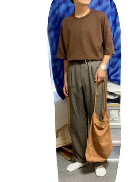 「POOL（プール）のアイテム」を使った、𝙷𝚊𝚛𝚒𝚗𝚎𝚣𝚞𝚖𝚒さん（メンズ・170cm）の秋コーディネート