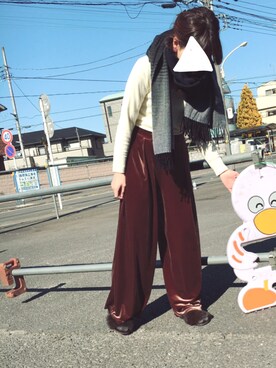 natsuさん（レディース・163cm）の冬コーディネート