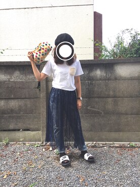 natsuさん（レディース・163cm）の夏コーディネート