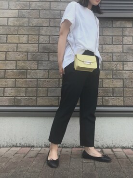 「Boisson Chocolat（ボワソンショコラ）のアイテム」を使った、natsuさん（レディース・163cm）の春コーディネート