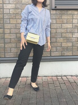 「Boisson Chocolat（ボワソンショコラ）のアイテム」を使った、natsuさん（レディース・163cm）の春コーディネート