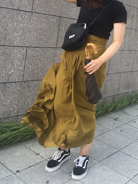「強風」｜natsuさん（レディース・163cm）の夏コーディネート