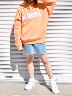 「KIRSH（キルシー）のアイテム」を使った、kirshさん（レディース・162cm）の春コーディネート