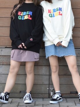 「KIRSH（キルシー）のアイテム」を使った、kirshさん（レディース・162cm）の春コーディネート