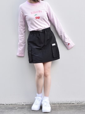 「KIRSH（キルシー）のアイテム」を使った、kirshさん（レディース・162cm）の春コーディネート