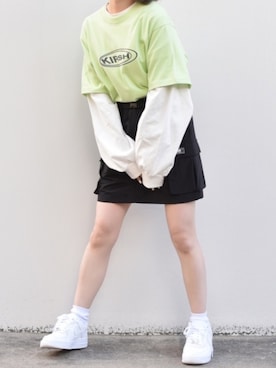 「KIRSH（キルシー）のアイテム」を使った、kirshさん（レディース・162cm）の春コーディネート