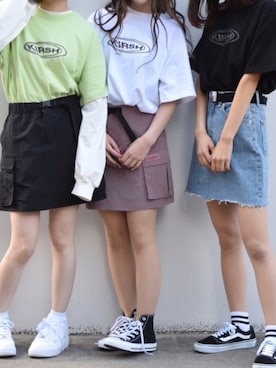 「KIRSH（キルシー）のアイテム」を使った、kirshさん（レディース・162cm）の春コーディネート