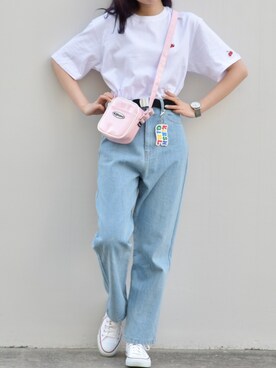「KIRSH（キルシー）のアイテム（キーホルダー）」を使った、kirshさん（レディース・162cm）の春コーディネート