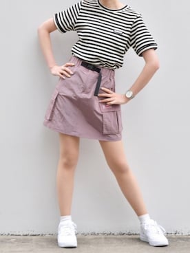 「KIRSH（キルシー）のアイテム」を使った、kirshさん（レディース・162cm）の春コーディネート