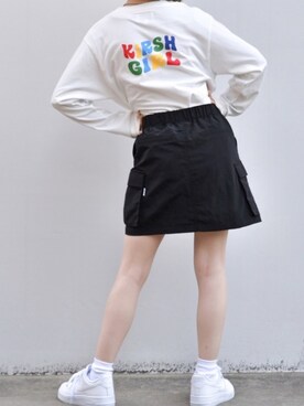 「KIRSH（キルシー）のアイテム」を使った、kirshさん（レディース・162cm）の春コーディネート