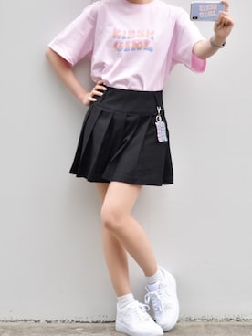 「KIRSH（キルシー）のアイテム（キーホルダー）」を使った、kirshさん（レディース・162cm）の春コーディネート
