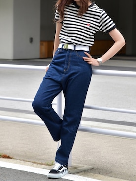 「KIRSH（キルシー）のアイテム」を使った、kirshさん（レディース・162cm）の春コーディネート