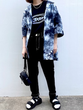 「KIRSH（キルシー）のアイテム」を使った、kirshさん（レディース・162cm）の夏コーディネート