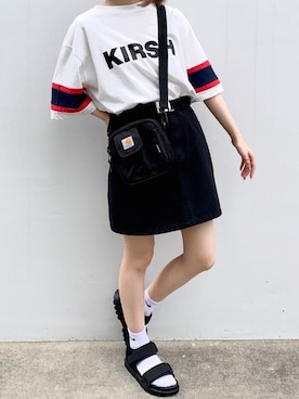 「アイテム（レッグウェア）」を使った、kirshさん（レディース・162cm）の夏コーディネート