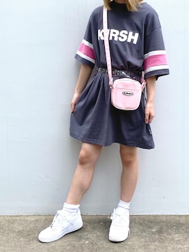 「KIRSH（キルシー）のアイテム」を使った、kirshさん（レディース・162cm）の夏コーディネート