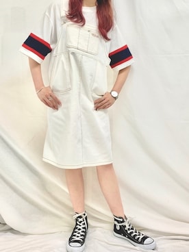「KIRSH（キルシー）のアイテム（ワンピース/ドレス）」を使った、kirshさん（レディース・162cm）の夏コーディネート