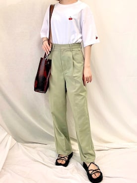 「KIRSH（キルシー）のアイテム」を使った、kirshさん（レディース・162cm）の夏コーディネート