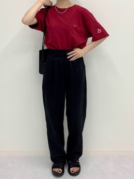 「KIRSH（キルシー）のアイテム」を使った、kirshさん（レディース・162cm）の夏コーディネート