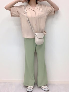 「KIRSH（キルシー）のアイテム」を使った、kirshさん（レディース・162cm）の夏コーディネート