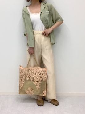 「KIRSH（キルシー）のアイテム」を使った、kirshさん（レディース・162cm）の夏コーディネート