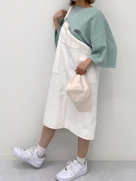 「KIRSH（キルシー）のアイテム（ワンピース/ドレス）」を使った、kirshさん（レディース・162cm）の夏コーディネート