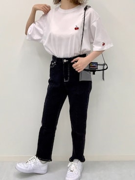 「KIRSH（キルシー）のアイテム」を使った、kirshさん（レディース・162cm）の夏コーディネート