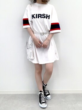 「KIRSH（キルシー）のアイテム」を使った、kirshさん（レディース・162cm）の夏コーディネート