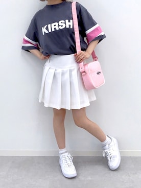 「KIRSH（キルシー）のアイテム」を使った、kirshさん（レディース・162cm）の夏コーディネート