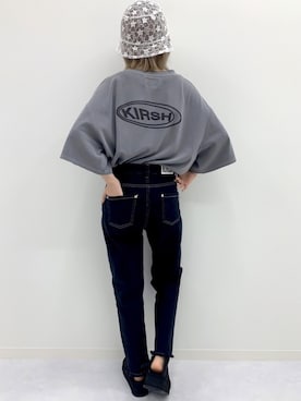 「KIRSH（キルシー）のアイテム」を使った、kirshさん（レディース・162cm）の夏コーディネート