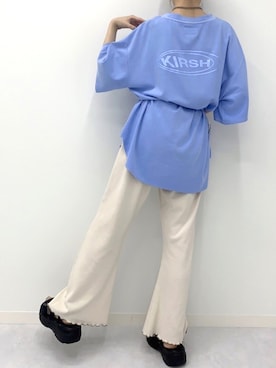 「KIRSH（キルシー）のアイテム」を使った、kirshさん（レディース・162cm）の夏コーディネート