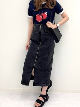 「KIRSH（キルシー）のアイテム」を使った、kirshさん（レディース・162cm）の夏コーディネート