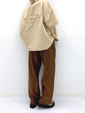 「KIRSH（キルシー）のアイテム」を使った、kirshさん（レディース・162cm）の夏コーディネート