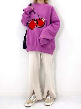 「KIRSH（キルシー）のアイテム」を使った、kirshさん（レディース・162cm）の夏コーディネート