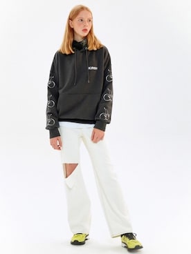 「KIRSH（キルシー）のアイテム」を使った、kirshさん（レディース・162cm）の夏コーディネート