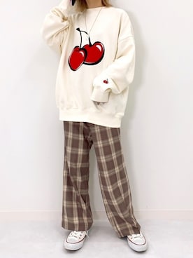 「KIRSH（キルシー）のアイテム」を使った、kirshさん（レディース・162cm）の夏コーディネート