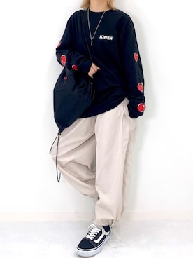 「KIRSH（キルシー）のアイテム」を使った、kirshさん（レディース・162cm）の夏コーディネート