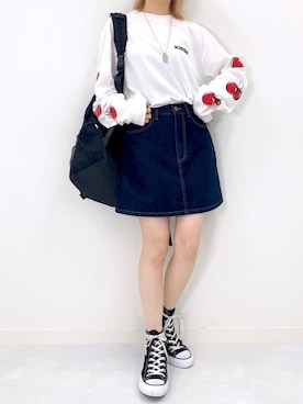 「KIRSH（キルシー）のアイテム」を使った、kirshさん（レディース・162cm）の夏コーディネート