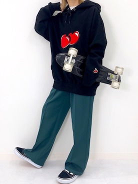 「KIRSH（キルシー）のアイテム」を使った、kirshさん（レディース・162cm）の夏コーディネート