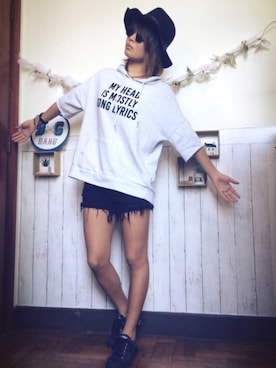 「Factorie（ファクトリエ）のアイテム」を使った、BGHARUさん（レディース・165cm）の夏コーディネート